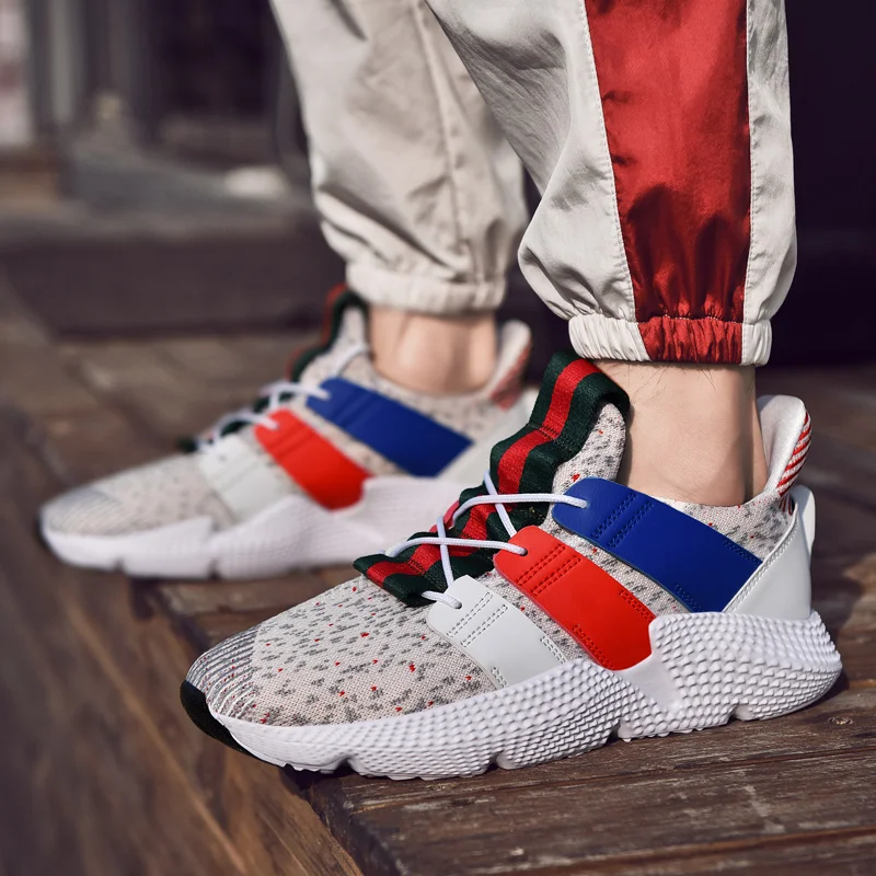 

Walking Shoes Men Casual Shoes Breathable Summer Mesh Brand lace-up male Sneakers Lightweight Sport Shoes