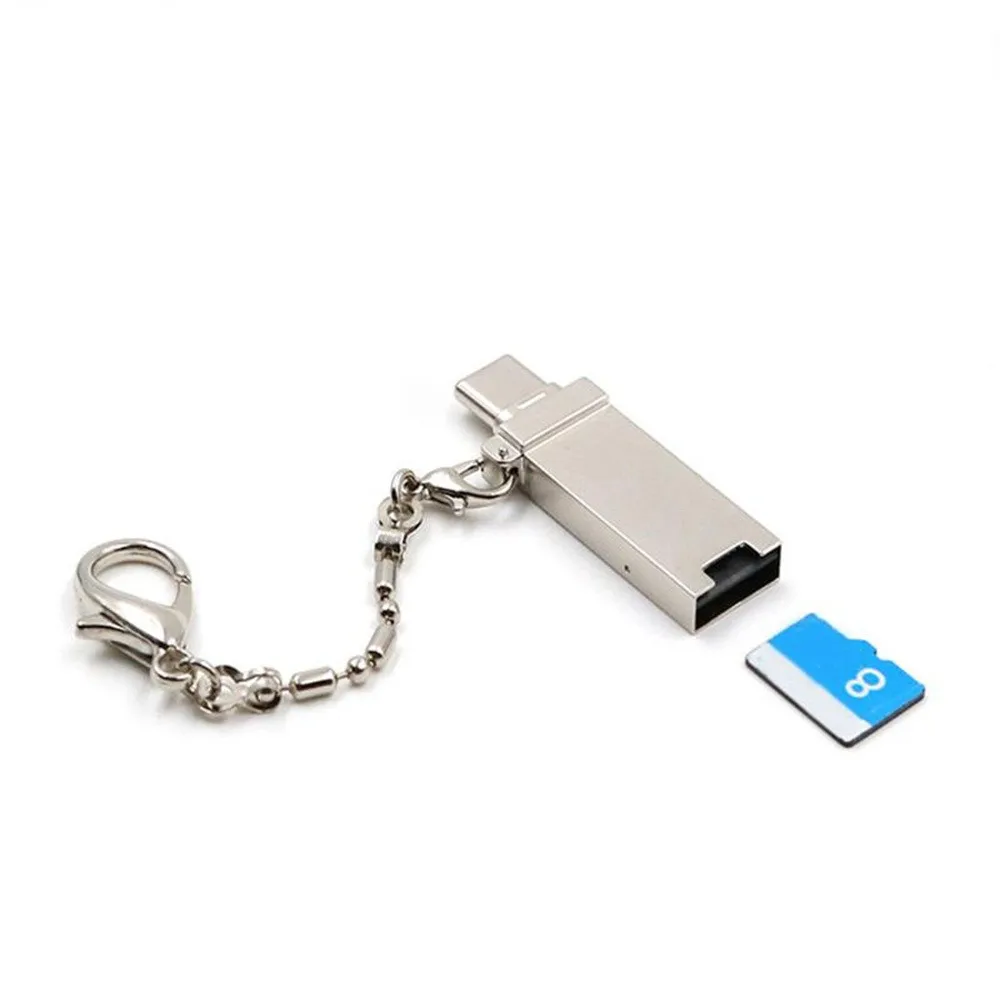 3 в 1 USB 3,1 type C USB-C TF Micro SD OTG кард-ридер для samsung Galaxy S9 Высокое качество ABS Материал MicroSD карта памяти