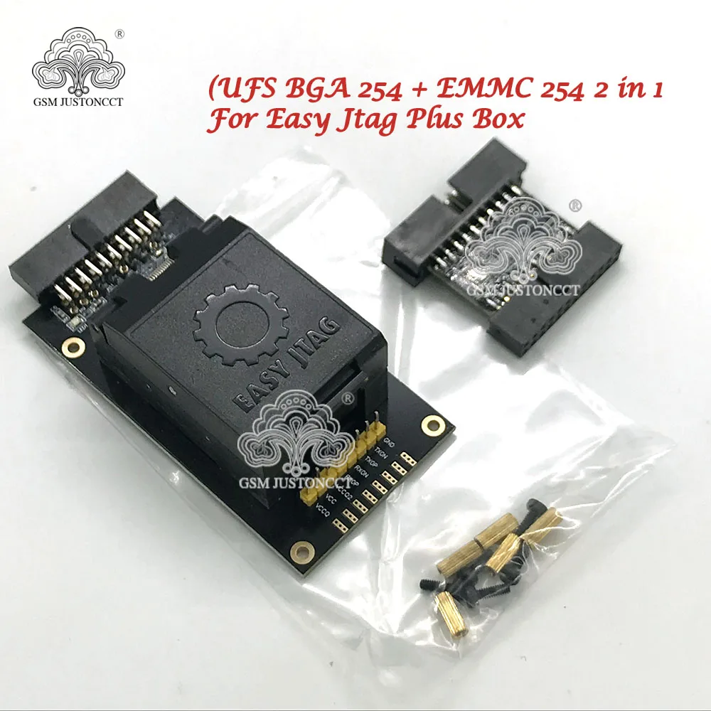 2022 nuevo ORIGINAL f&aacute;cil-Jtag m&aacute;s UFS BGA-254 Socket / EMMC 254(EMMC + UFS 2 en 1) adaptador JTAG f&aacute;cil m&aacute;s trabajo de caja-1
