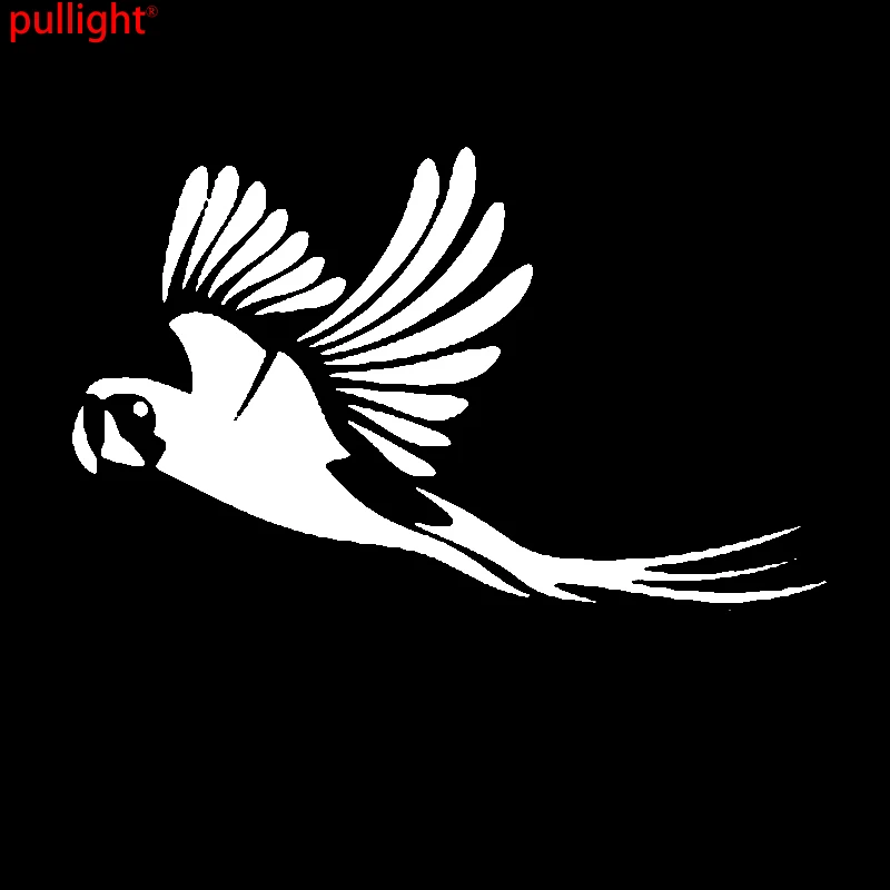 1 шт. Виниловая наклейка с изображением попугая