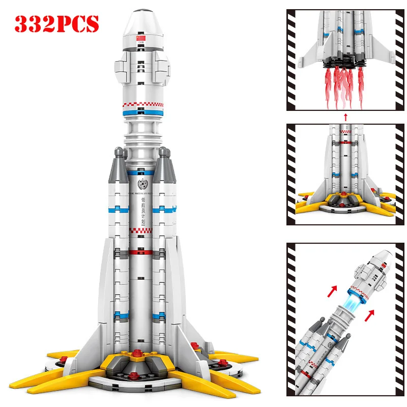 332 + шт авиакосмическая промышленность Старт челнок ракеты строительные блоки