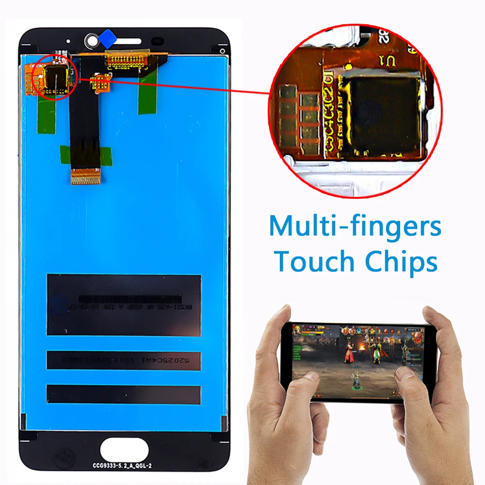 ЖК дисплей для Meizu M6 mini экран 5 2 дюйма 1280*720 кодирующий преобразователь сенсорного