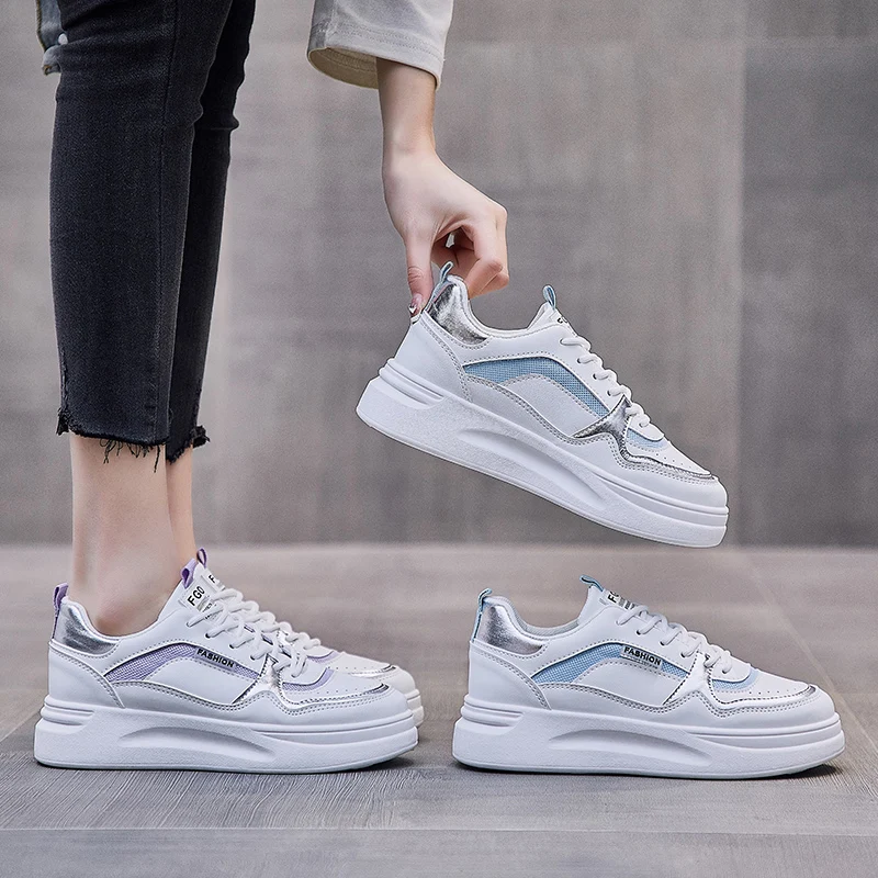 Tenis Feminino 2021 Autumn New Arrival Women Tennis Shoes Ladies Leather Sneaker Female Fitness Sport Outdoor Walking Shoe Mujer