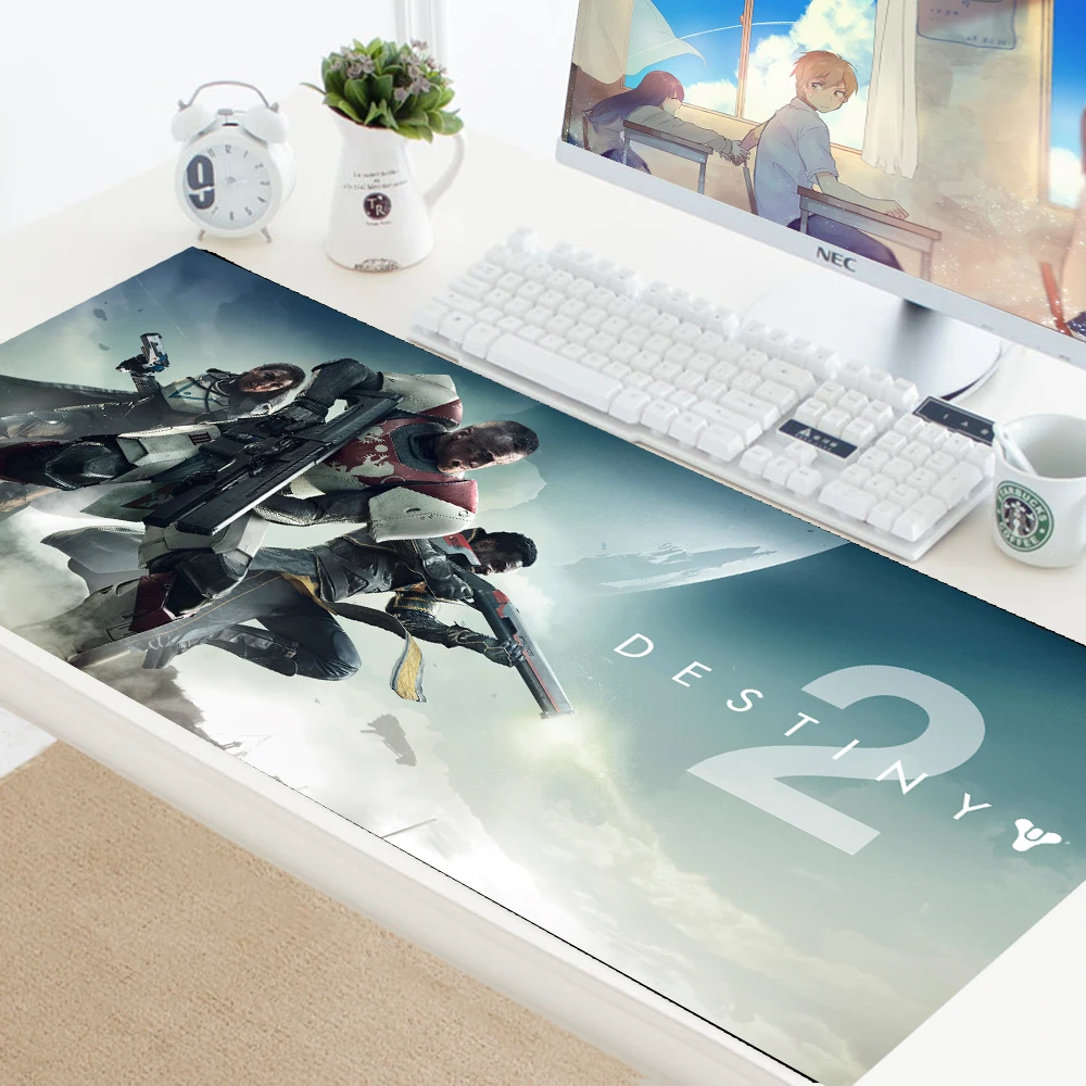 Destiny 2, резиновый коврик для мыши, коврик для клавиатуры, компьютера, геймера, игровой коврик для мыши, резиновая запирающая кромка XL, большой коврик для мыши, коврики для ноутбука, настольные коврики