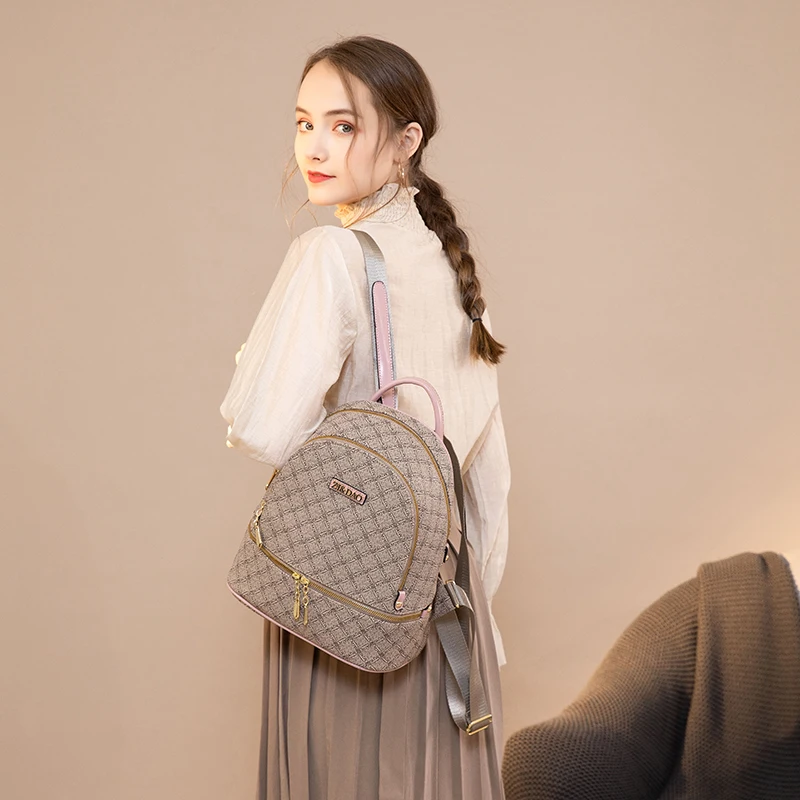 Brand Printed Women Backpack High Quality Youth Leather Backpacks for Teenage Girls Female School Women Travel Backpack