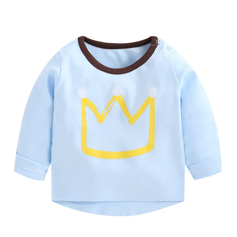 Весенние футболки для маленьких мальчиков хлопковая одежда девочек детские с