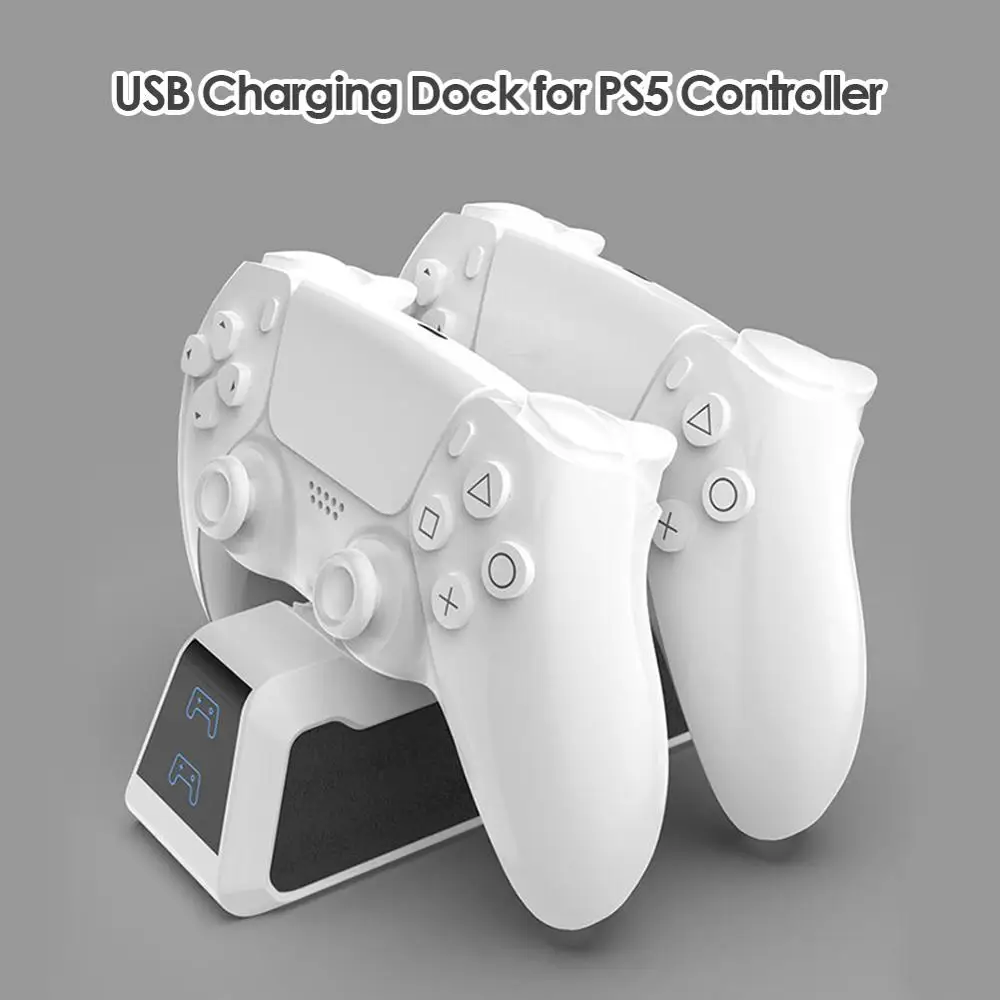 Зарядная док-станция двойная разъем USB-C подставка для быстрой зарядки