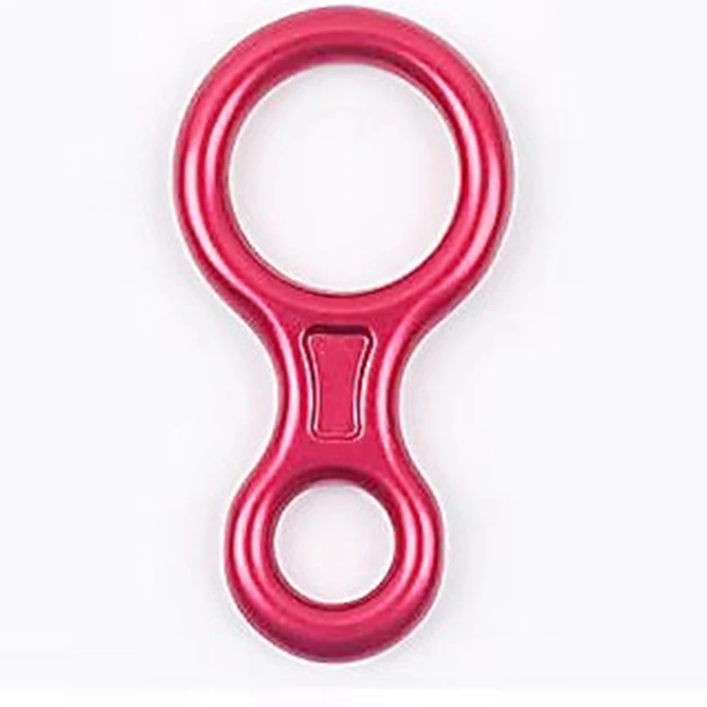 Descender 8 Ring Pull Force Safe Magnalium Outdoor Rock Climbing Slow Descent Device Random Accessories Escape Rope | Спорт и