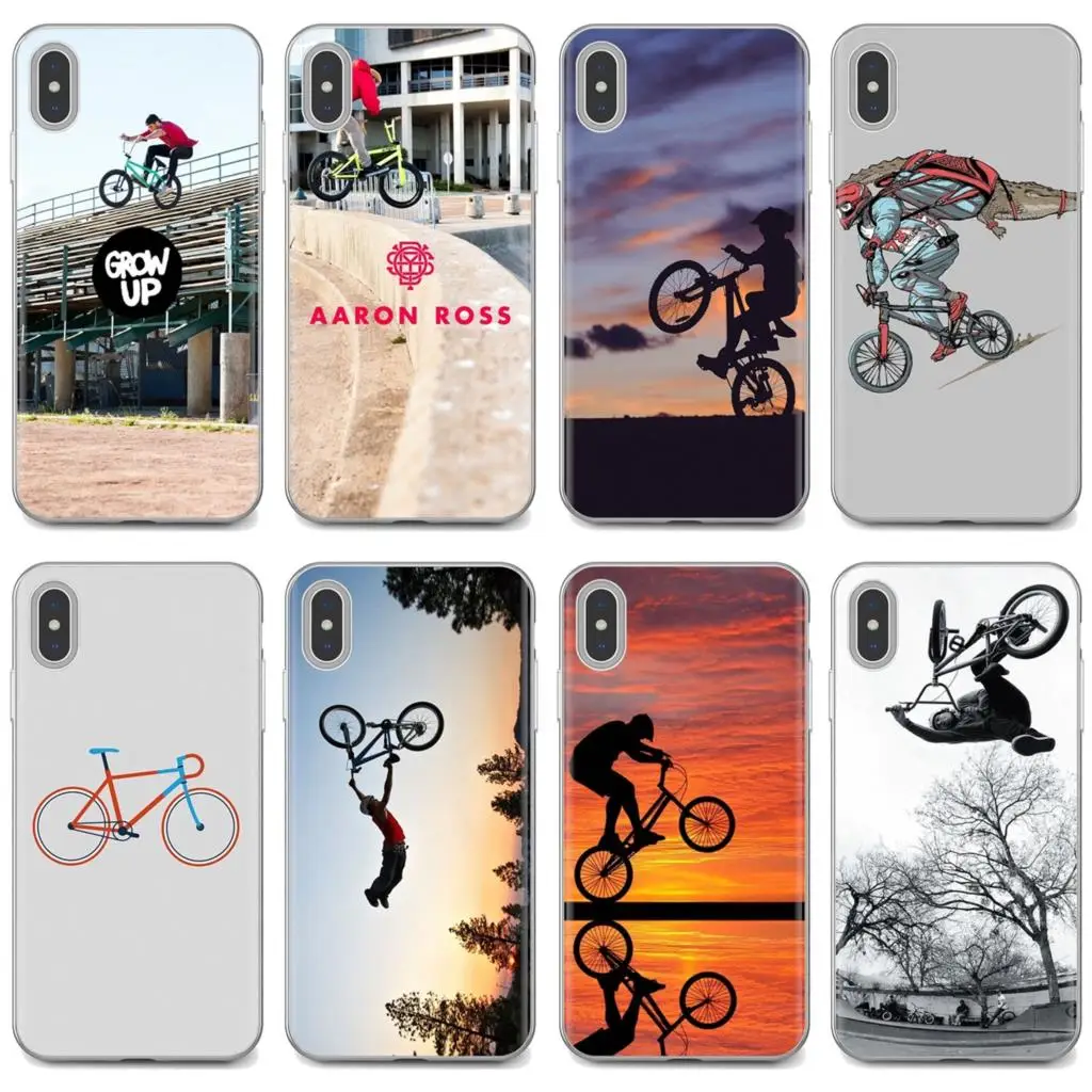 Мягкий силиконовый чехол для iPhone iPod Touch 11 12 Pro 4 4S 5 5S SE 5C 6 6S 7 8 X XR XS Plus Max 2020 Extreme sport BMX