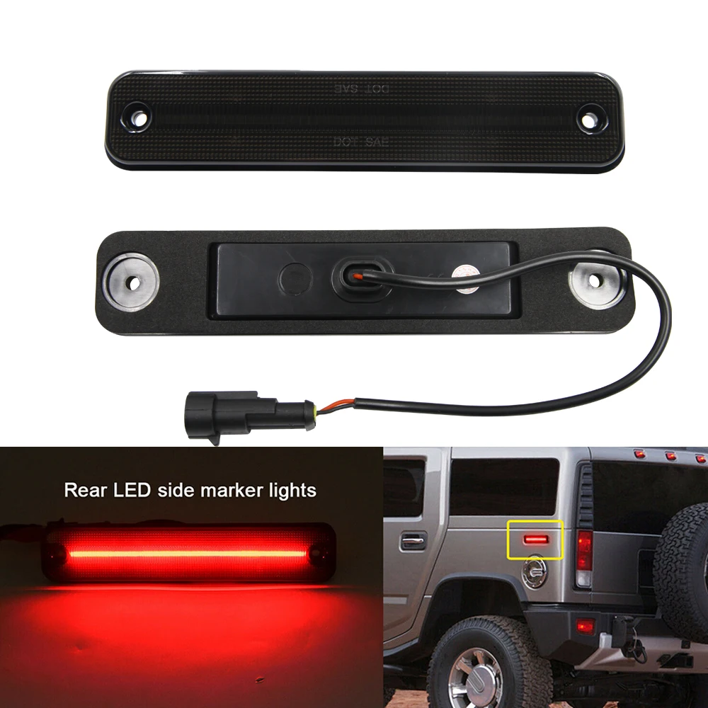 2 шт. светодиодная лампа заднего фонаря Hummer H2 2003 2009|Сигнальная лампа| |