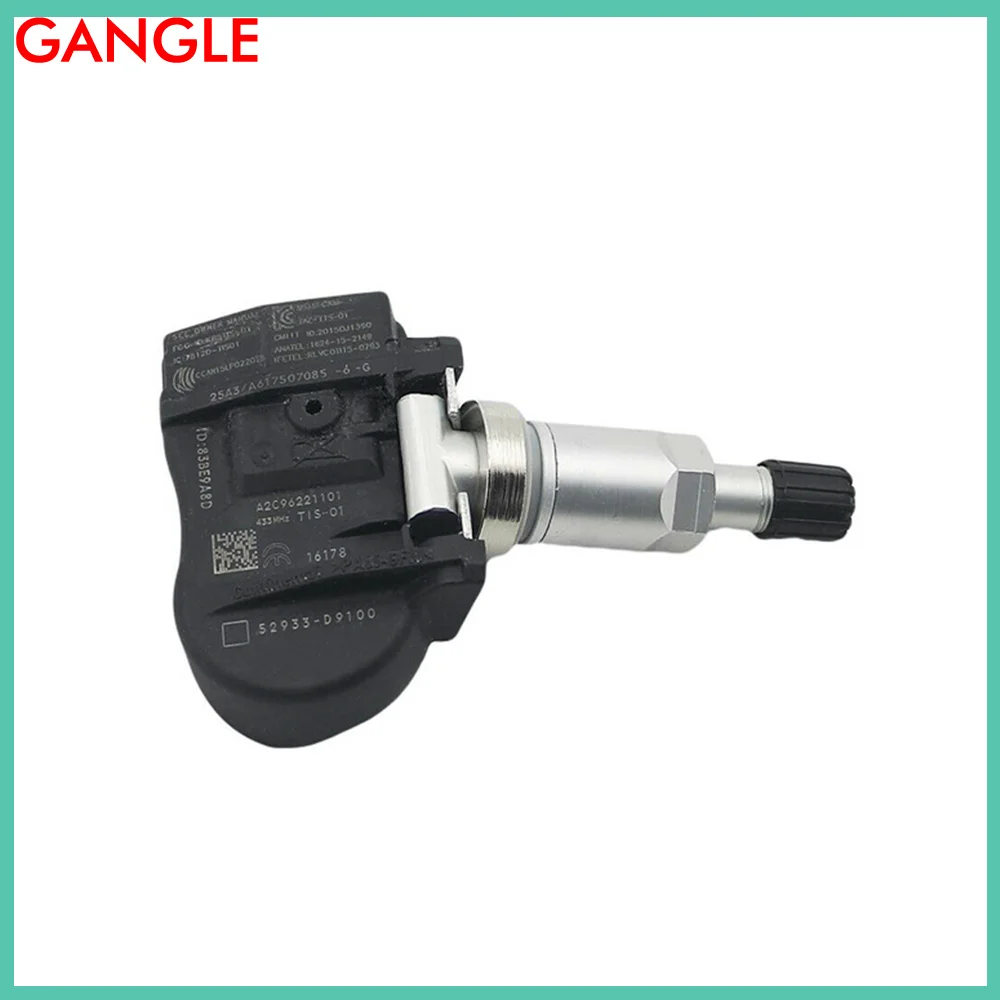 Датчик давления в шинах KIA OPTIMA (JF) SORENTO TPMS датчик 433 МГц для 2015 2016 2018 2019 2020 HYUNDAI 52933-D9100
