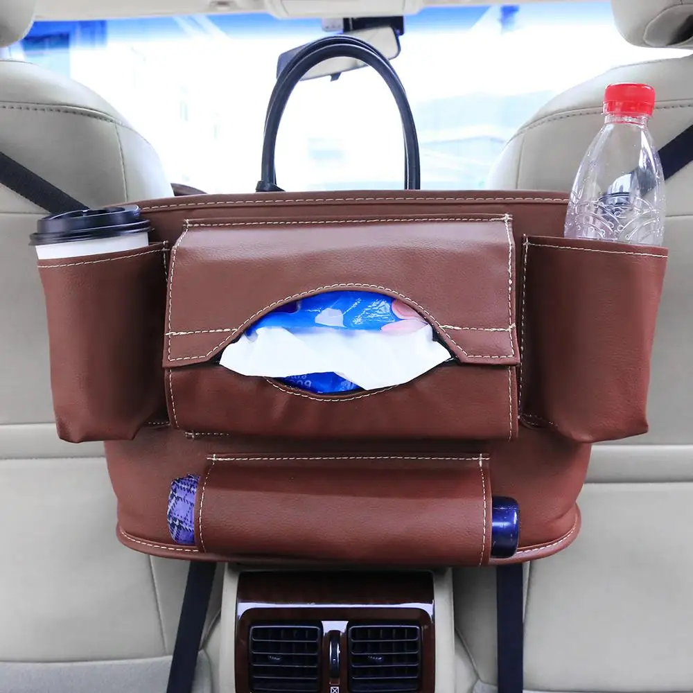 Кожаное автомобильное сиденье между органайзером держатель для стайлинга