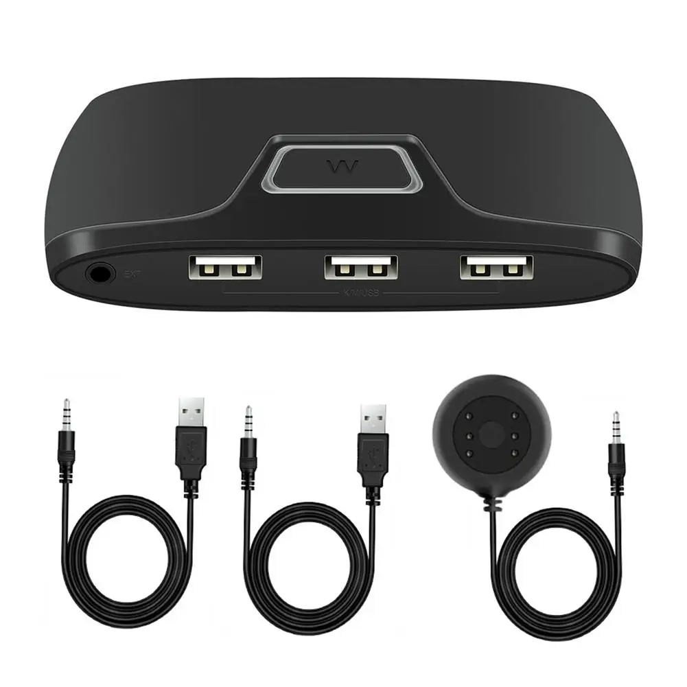 

KVM-переключатель, совместимый с HDMI, 2 в 1, 2 порта, HDMI-совместимый переключатель, селектор, USB клавиатура, мышь и доступ к принтеру, Прямая постав...
