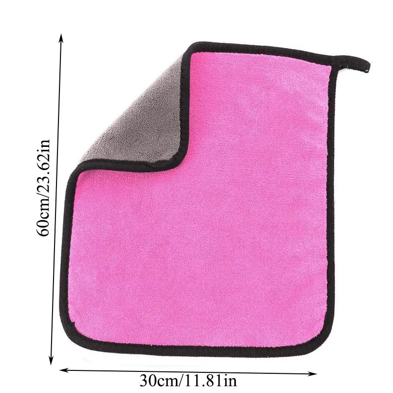 

Hot Cleaning Towel High Density Towel Coral Velvet Cloth Towel Double Sided Thicken Durable Cleaning Supplies Convenient