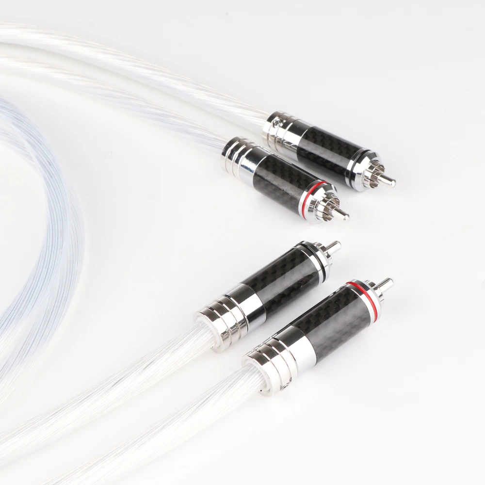 Пара Yter ODIN опорный соединительный кабель RCA с родиевым покрытием штекер из