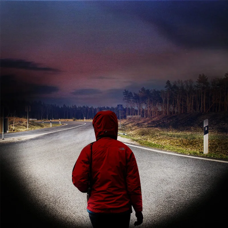 Мощный водонепроницаемый светодиодный фонарик портативный фонарь для кемпинга