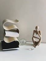 sculpture art home gifts sculpture decor nordic decor bookshelf decor statue sculpture body vase modern d%c3%a9cor
