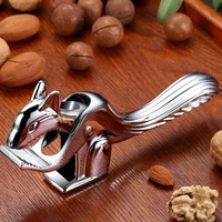 squirrel shape walnut clip nuts shelling tools zinc alloy multifunctional kitchen tool sheller clip clamp plier factory outle