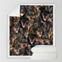 you will have a bunch of belgian shepherds blanket 3d printed fleece blanket on bed home textiles dreamlike 06