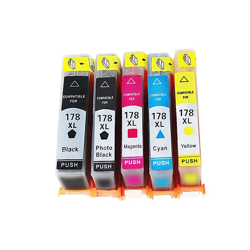 Картридж для принтера hp 178XL 178 совместимый с 7510 B8550 C309a 5510 C410c C5324 C5390 D5460 B109a 3070A 6510 C5388