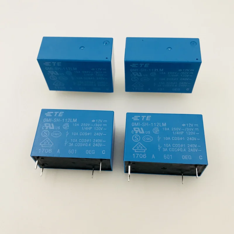 

10Pcs OMI-SH-112LM 12V 12VDC 10A Relay SS-112LM