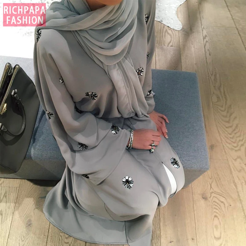 Женское кимоно Кафтан Abaya мусульманское платье хиджаб в Дубае кафтан марокаин