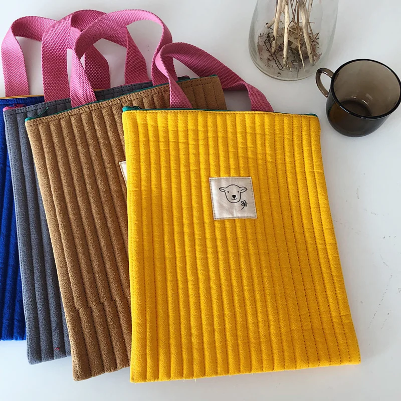 

Japan Casual Foldable Corduroy Shopping Bag High Quality Eco friendly Reusable Grocery Tote Handbag Lightweight Shoulder Bags