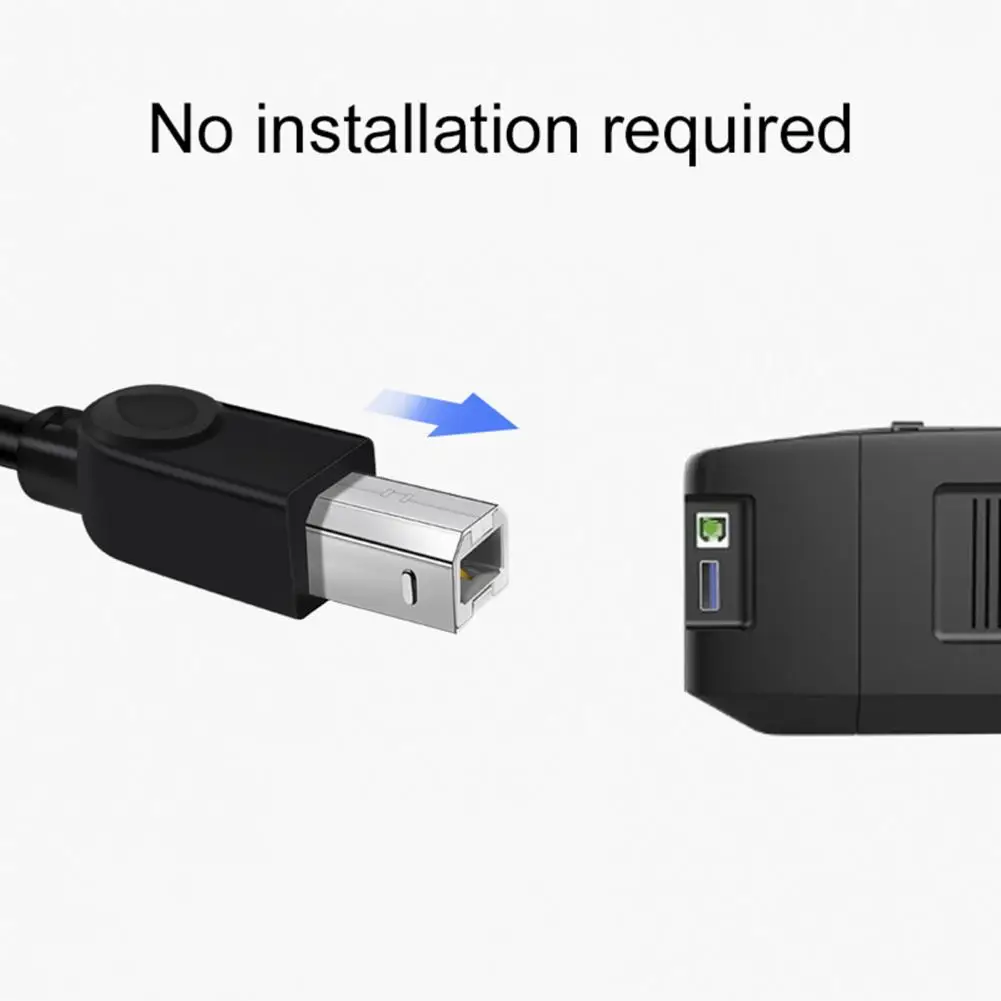 Многофункциональный портативный кабель 1 5/3/5/10 м USB2.0 Прозрачный высокоскоростной