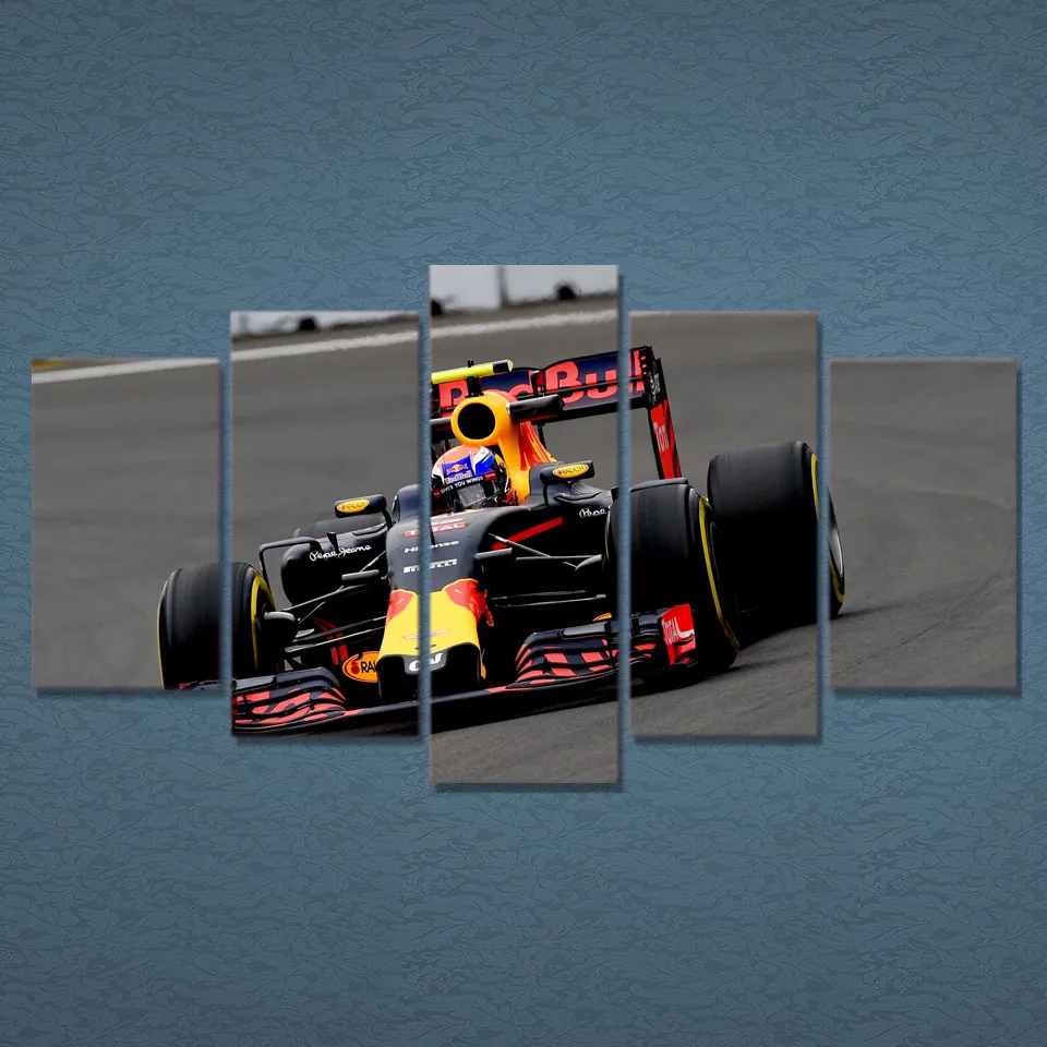 Модульная холст HD печатает дома моды стены с рисунками арт машина плакаты 5 шт. F1