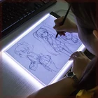Доска для рисования A4 со светодиодной подсветкой, 3 уровня, с регулируемой яркостью