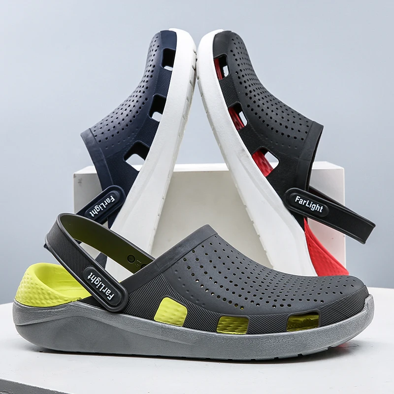 

Сандалии мужские, летние, Нескользящие, дышащие, Нескользящие, 2021