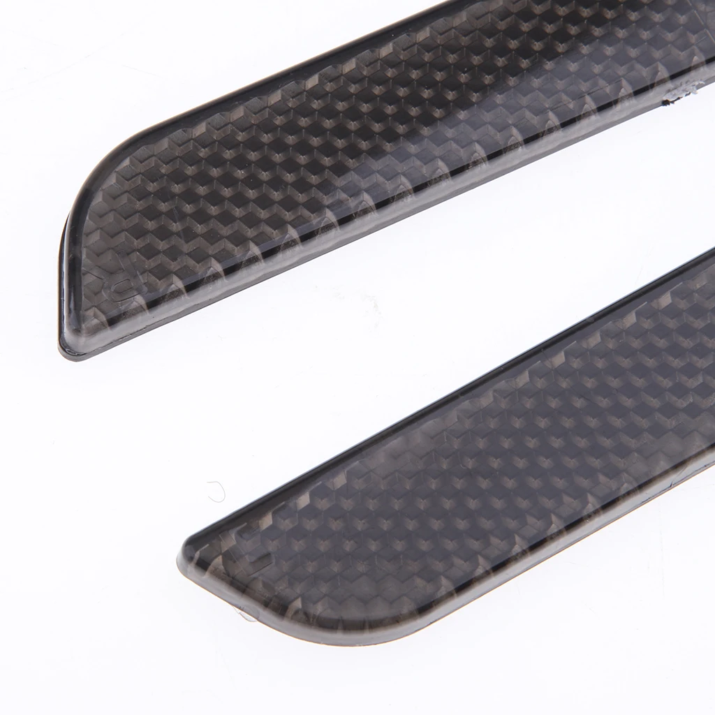 

1 Pair Smoke Reflectors Adhesive for Harley FLT FLHT Latch Cover Saddlebag