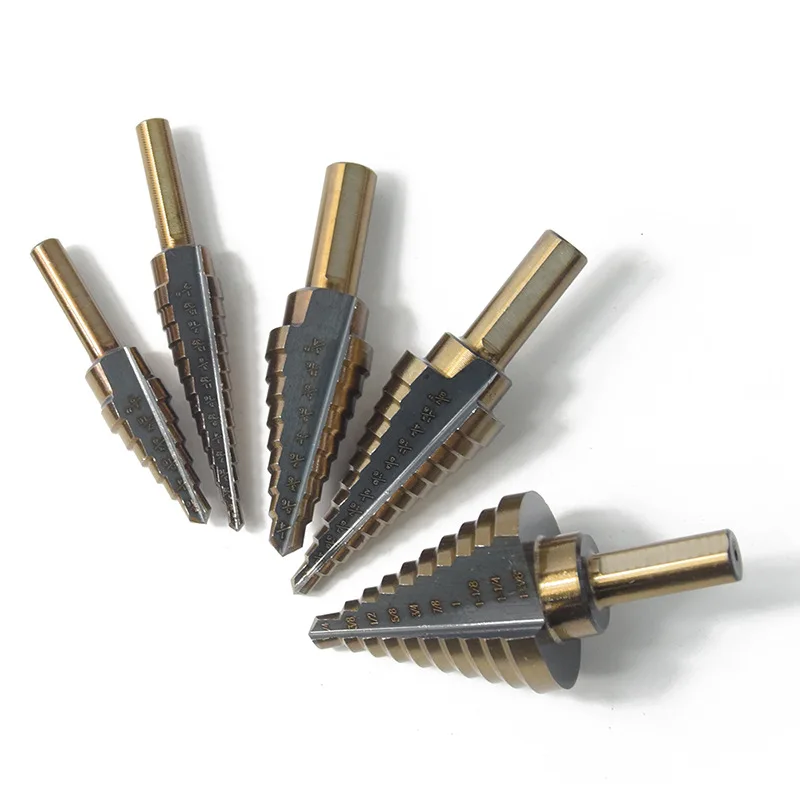 5 шт./компл. сверлильное покрытие Imperial Step сверхтвердая треугольная ручка пагода