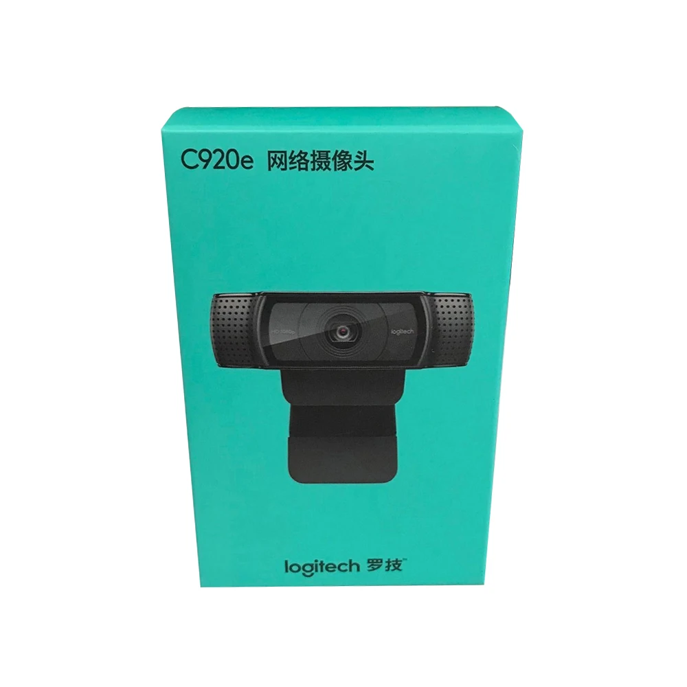 Веб-камера Logitech C920e со стеклянной линзой 1080p Full HD USB-камера с автофокусом для