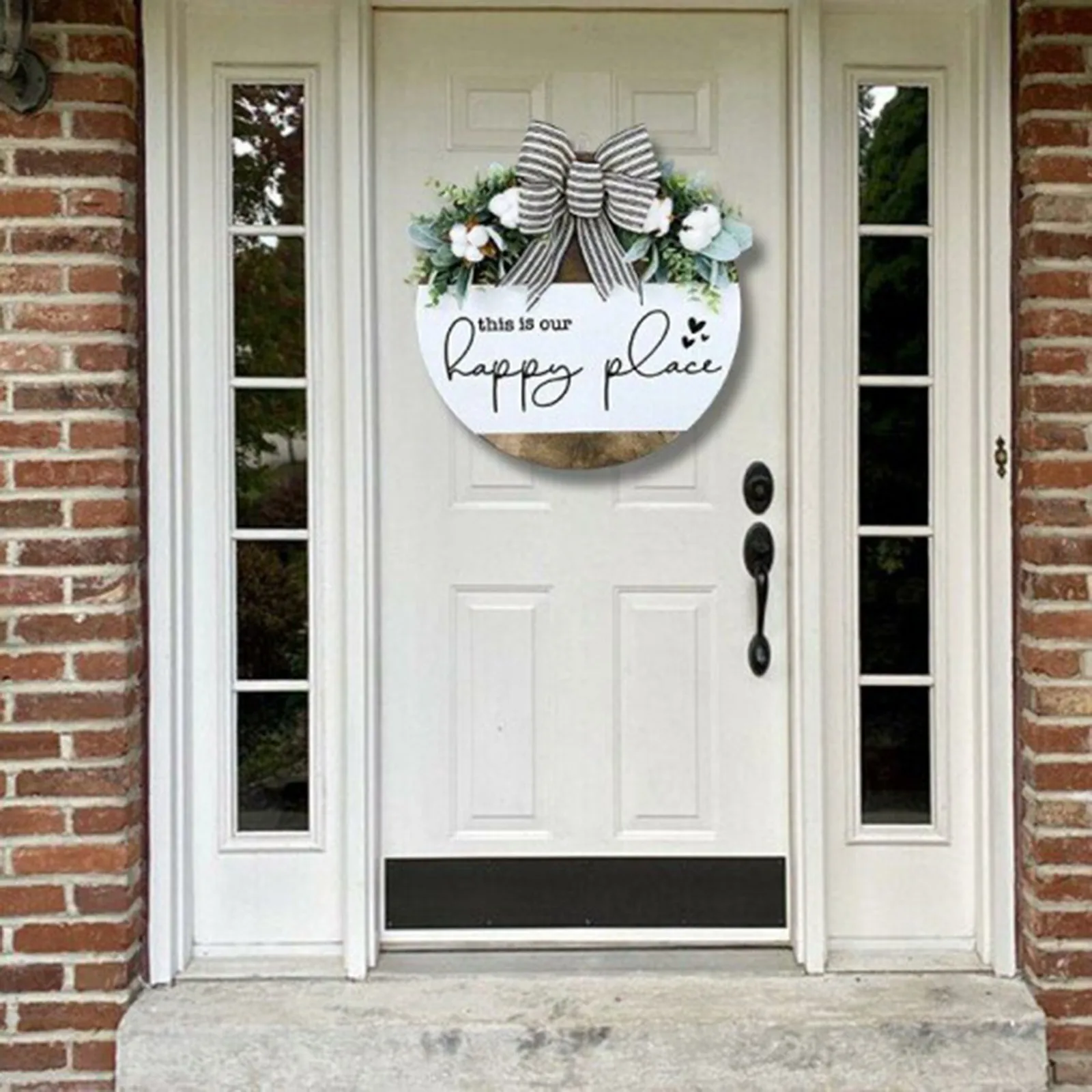 

Welcome Door Hanger Door Decoration Door Wreath Front Door Wreath Decor