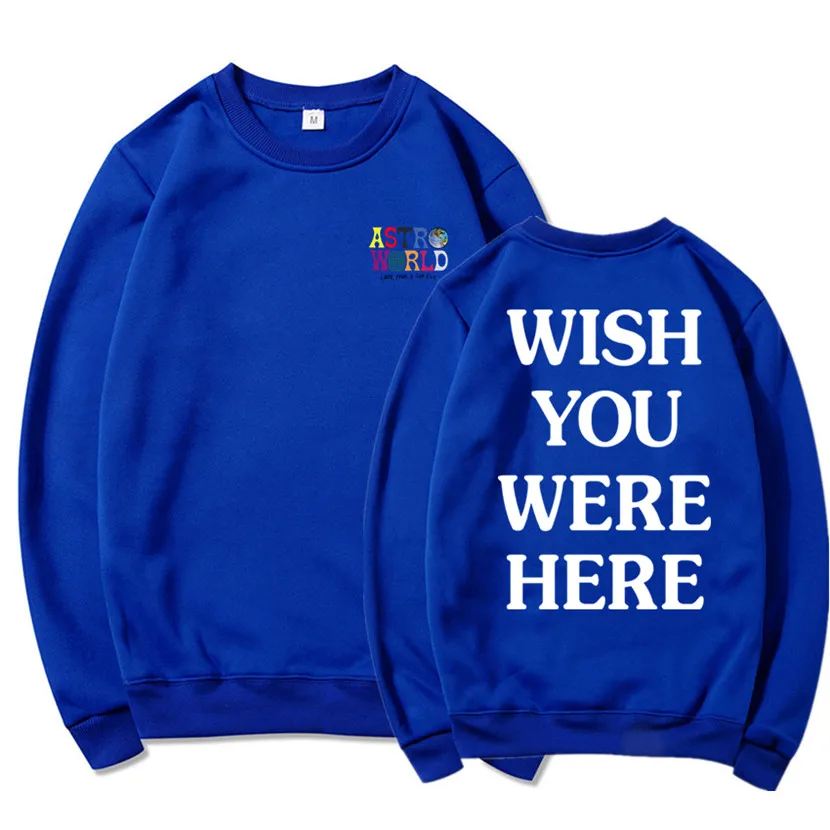 Новые толстовки с капюшоном надписью TRAVIS SCOTT ASTROWORLD WISH YOU WAS HERE модная толстовка