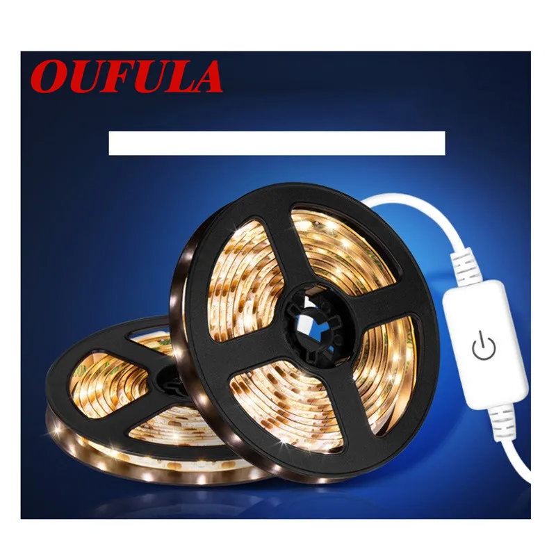 OUFULA флеш-накопитель USB сенсорный Светодиодные ленты Водонепроницаемый мягкий