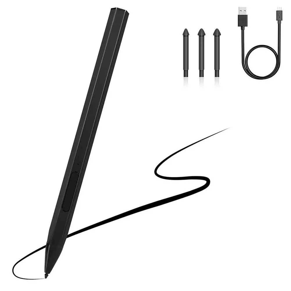 

4096 Levels Pressure Stylus Pen Magnetic Stylus With Palm Rejection For Surface Pro5 6 7 X Book Go /Laptop 1&2/Studio