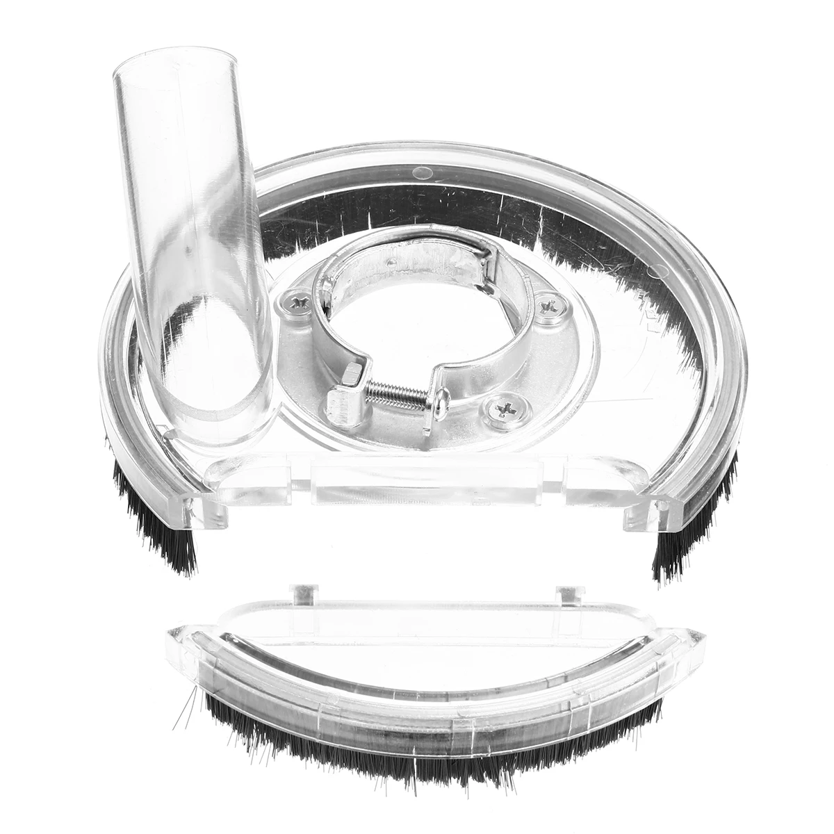 

Dust Shroud Kit Dry Grinding Dust Cover for Angle Grinder 100/115mm Hand Grinder Power Tool Accessories Clear Vacuum Dust Cover