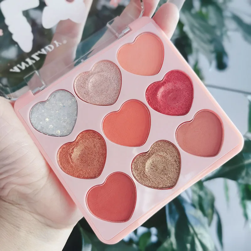 Палитра теней для век матовые земляные Перламутровые тени блестки палитра