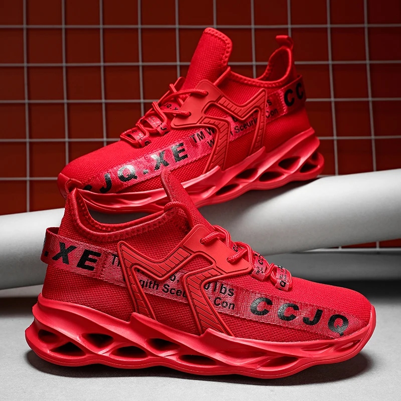 Кроссовки HUCDML мужские спортивные дышащие сетчатые на мягкой подошве для бега и