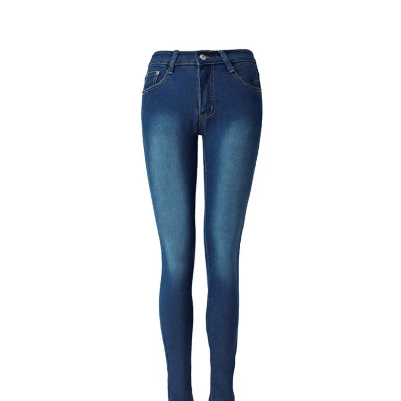 

Through Ebay In Europe And The Web Celebrity Hot Style Jeans Pencil Feet Tall Waist Elastic Cultivate Morality Pants