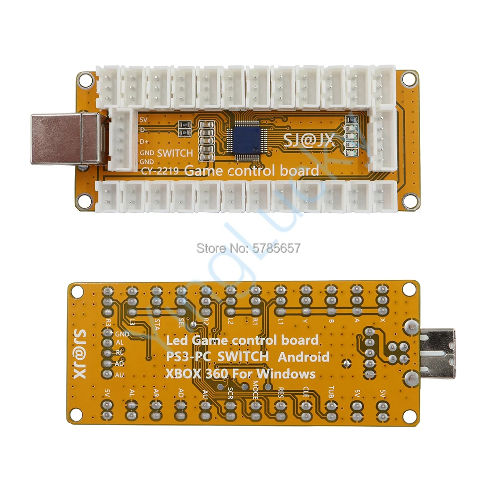 Аркадный USB кодировщик с нулевой задержкой PC джойстик светодиодный кнопочный
