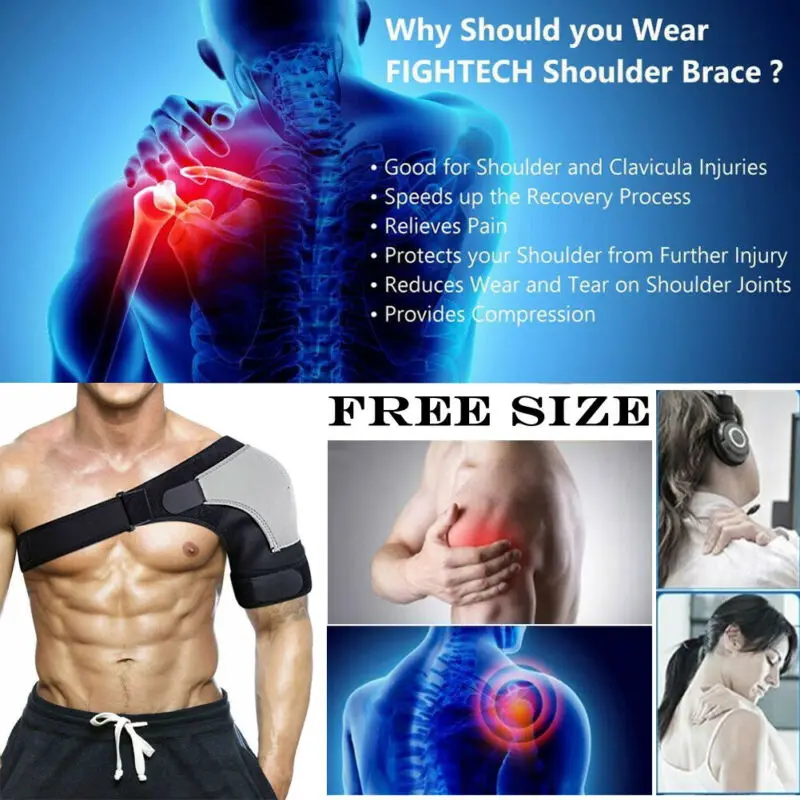 Регулируемый ремень для поддержки плеч спортивный компрессионный фиксатор