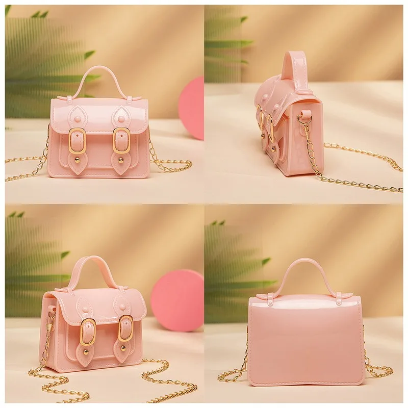 

2021 New Fashion Women Mini Handbags Messenger Bag Handbag Fashion Shoulder Jelly Bag Candy Color Girls Summer Bag Bolsa