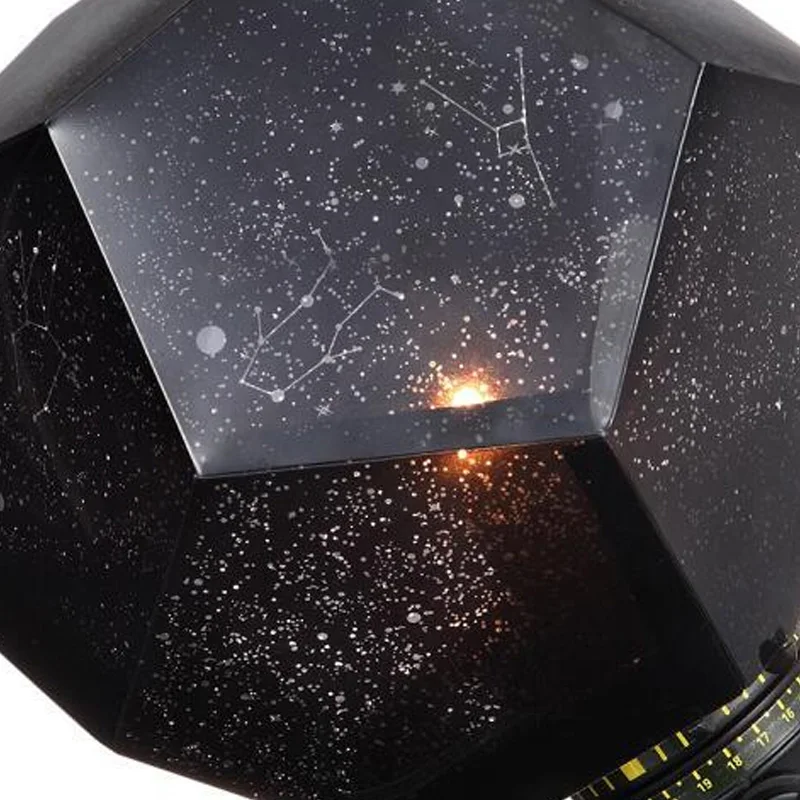 Проектор ночного освещения звездное небо ночная лампа 3 лампочки светодиодный