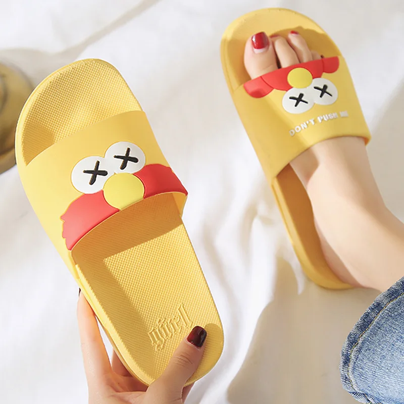 Летние тапочки женская пляжная обувь на плоской подошве Симпатичные домашние