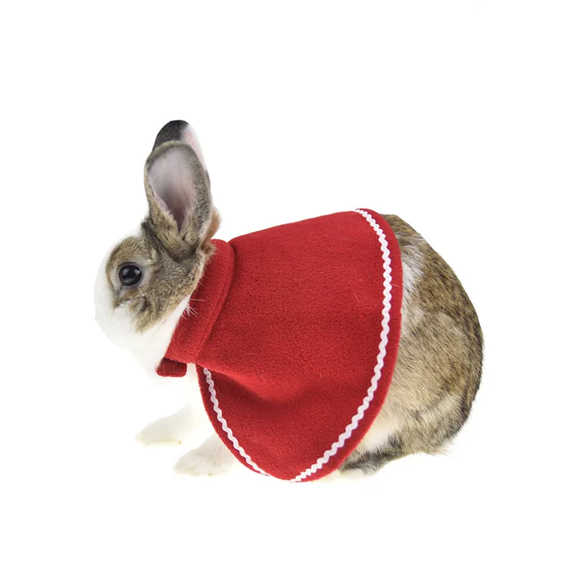 Рождественский костюм Санта Клауса с кроликом зимняя флисовая накидка для