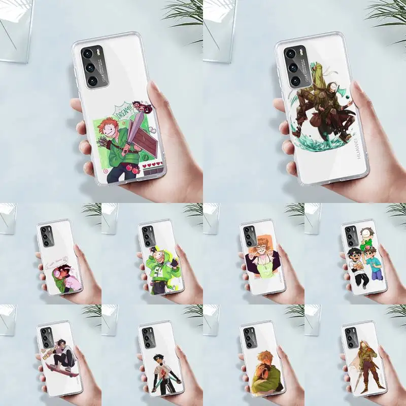 

dream smp Phone Case Transparent For Huawei MATE P 40 30 20 10 pro plus lite X 5G Soft TPU Clear Mobile bags