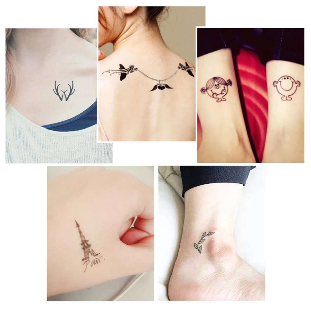 

1 set Temporary Tattoo Body Paint Kit Makeup Supplies Natural Waterproof Long LastingTemporary Tattoo Juice Ink Body Art Paint